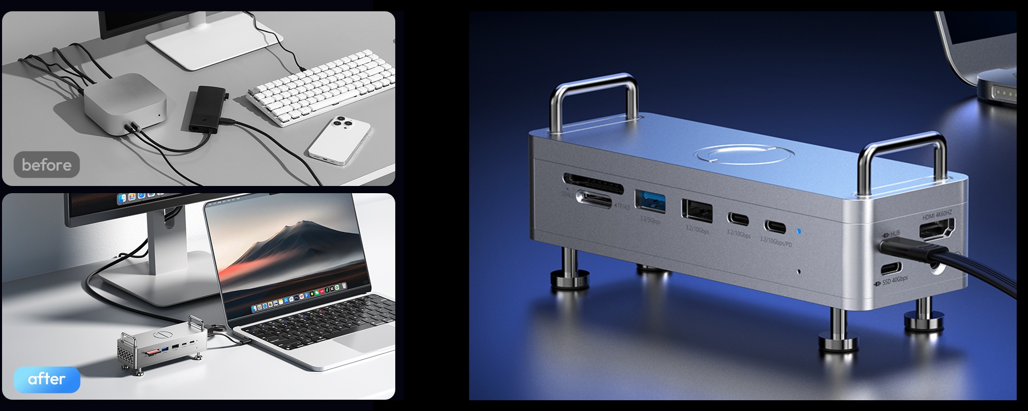 Stacja dokująca Ulanzi QT03 z kieszenią na dysk M.2